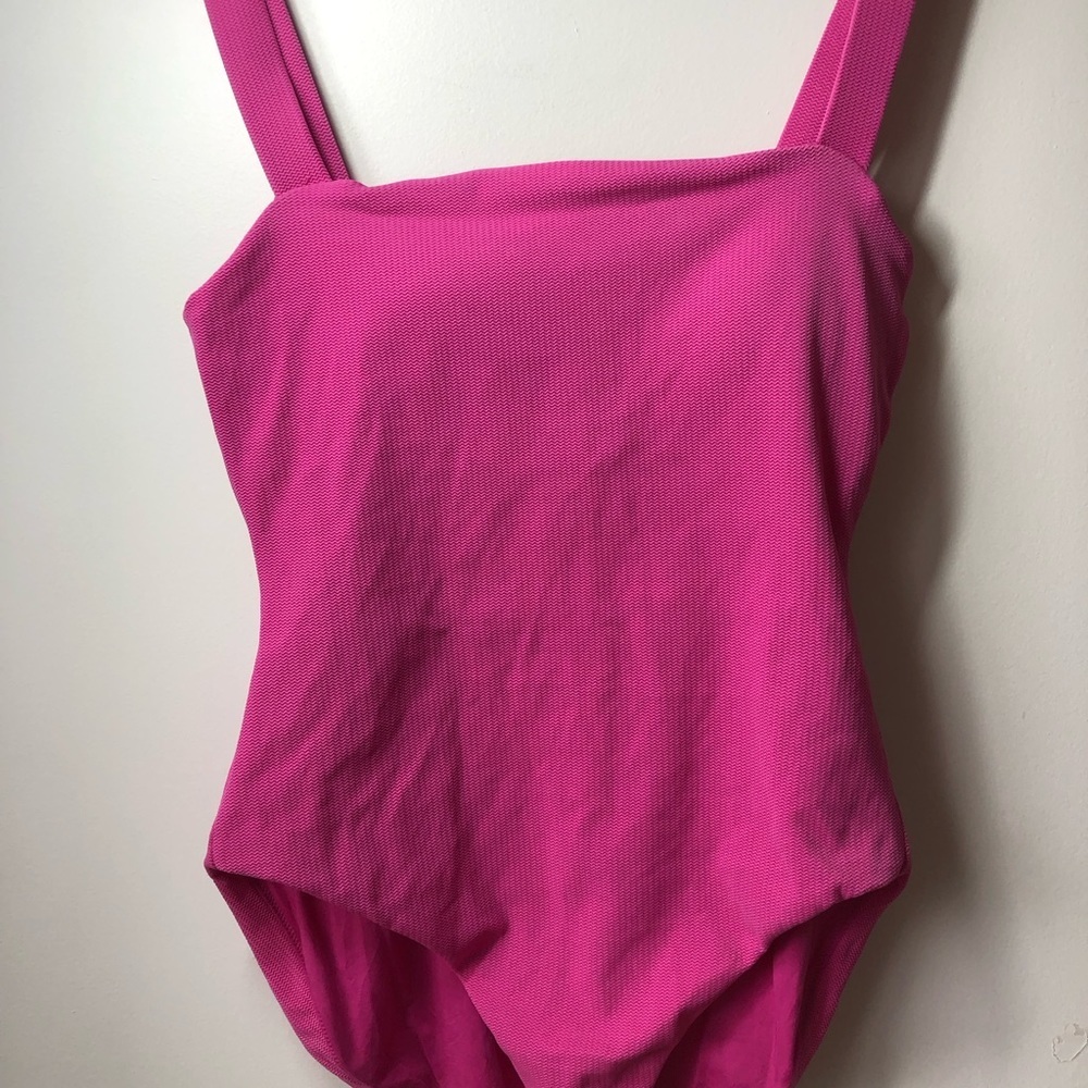 Andie Women's L Pink One Piece Swimsuit